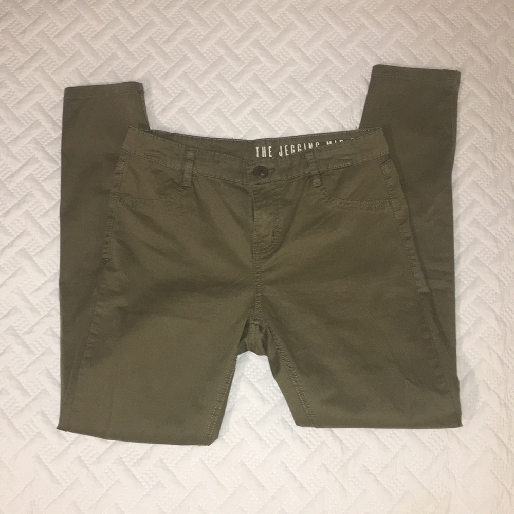 Cotton On Olive Jegging Mid Rise Pants